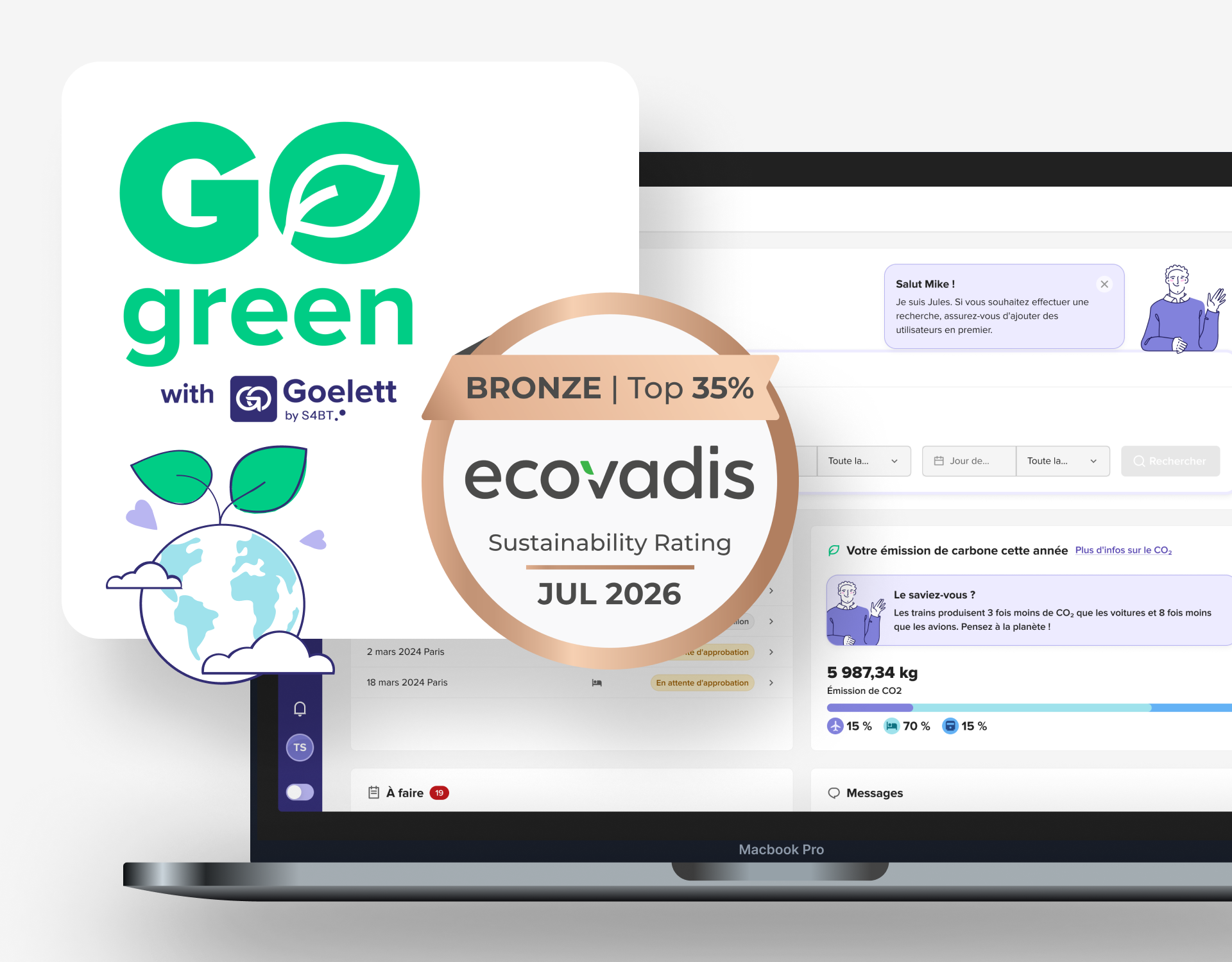 EcoVadis Go Green with Goelett